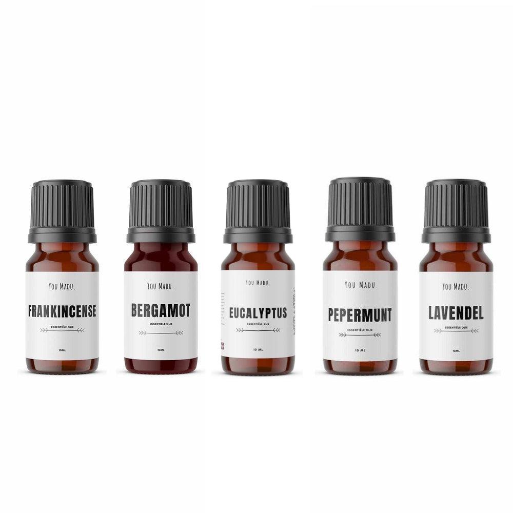 Essentiële Olie Starterkit (5 Flesjes)